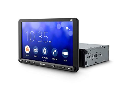 Sony XAV-AX8050ANT - Autoradio con Display da 9 , DAB DAB+ FM, Antenna DAB Inclusa, Display Regolabile, WebLink 2.0, Android Auto, Apple CarPlay, Bluetooth, Microfono, USB Compatibile FLAC, MKV, Xvid