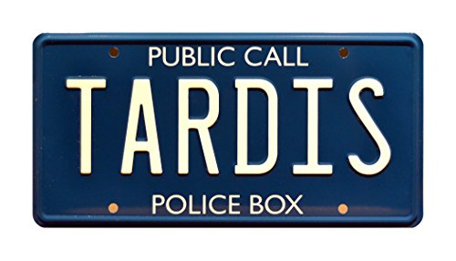 TARDIS | Metal Stamped License Plate