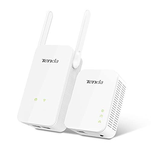 Tenda Ph5 Kit Powerline Wi-Fi, Av1000 Mbps Su Powerline, 300 Mbps Su Wifi 2.4 Ghz, Bianco, 42 x 130 x 60 mm