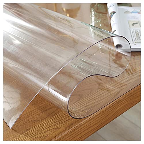 Tovaglia in PVC Trasparente,impermeabile resistente al calore resistente all olio,facile da pulire,per cucina tavolo e scrivania,protezione da tavolo(Spessore:1.5mm,Dimensione:30x30cm 11.8x11.8in)