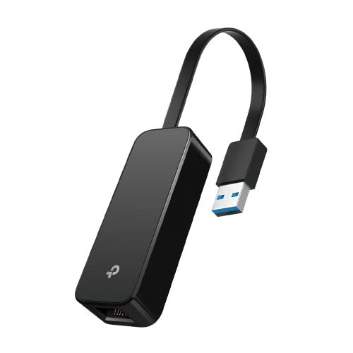 TP-Link UE306 Adattatore di Rete da USB 3.0 a Gigabit Ethernet 10 100 1000, Design Pieghevole e Portatile, Plug&Play in Nintendo Switch