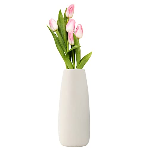 Vasi in Ceramica Bianca, Carino Vaso di Porcellana Fiori Moderno Design Unica per la Decorazione della casa