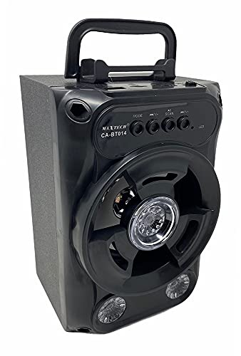 Vetrineinrete Cassa speaker bluetooth ricaricabile 30 watt radio fm con luci ingresso aux porta usb slot tf mini sd portatile BT014 E9