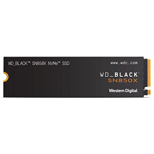 WD_BLACK SN850X 1TB M.2 2280 PCIe Gen4 NVMe SSD per gaming con velo...