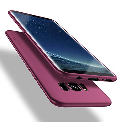 X-level Cover Samsung Galaxy S8 Plus, [Guardian Series] Ultra Sottile e Morbido TPU Protettiva Custodia Silicone Rubber Protezione Cover per Galaxy S8+, Vino Rosso