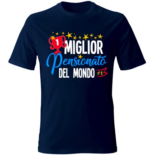 12Print t-Shirt Idea Regalo Giorno Pensione pensionato - Taglia M