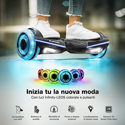 6,5  Hoverboard Bluewheel Premium | qualità Tedesca | Ruote Infini...