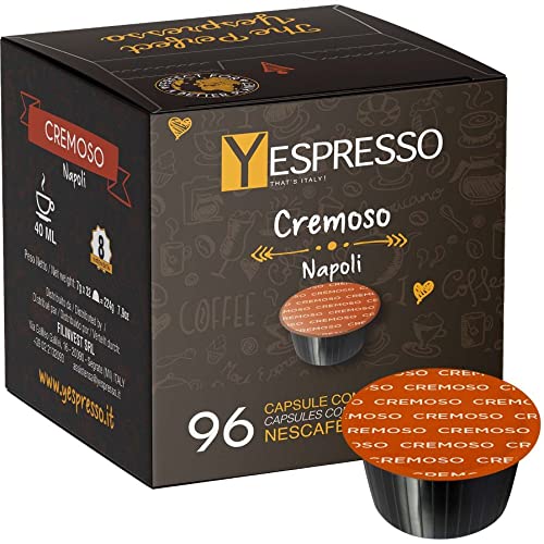 96 capsule Dolce Gusto Nescafè compatibili (CREMOSO)
