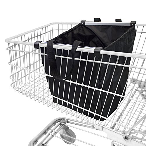 achilles, Easy-Shopper  Alu , Borsa per carrello della spesa, trolley pieghevole per la spesa, shopping bag adatto a tutti gli attuali carrelli spesa, 33x50x38cm
