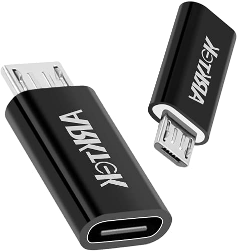 Adattatore USB C to Micro, ARKTEK Micro USB (maschio) a USB C (femmina) Adattatore Trasferimento dati e ricarica per Samsung Galaxy S7   S7 Edge e Altri, Confezione da 2