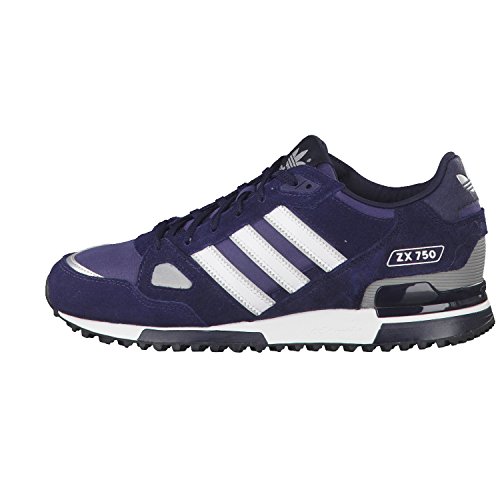 adidas Originals - Zx 750, Sneakers, unisex, (Navy blue-White), 44 ...