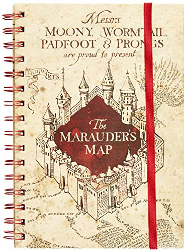 AMBROSIANA Quaderno a righe A5 Harry Potter The Marauders Map