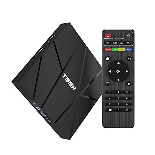 Android TV Box 10.0, T95H Android Box 1 GB RAM 8 GB ROM Allwinner H616 Quad-Core Smartbox 64-Bit, Supporto 6K, H.265, 3D, 2.4G Wifi, 10   100M Ethernet