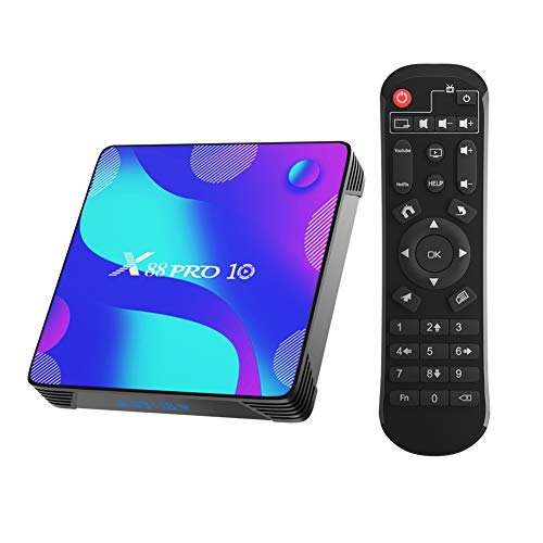 Android TV Box,Turewell Android 11 2GB RAM 16GB ROM RK3318 Quad-Core 64bit Cortex-A53 Support 2.4 5.0GHz dual-band Wifi BT4.0 3D 4K 1080P H.265 10 100M Ethernet HD 2.0 Smart TV BOX