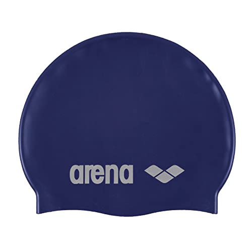 Arena Classic Silicone, Cuffia Unisex Adulto, Blu (Denim Silver), Taglia Unica