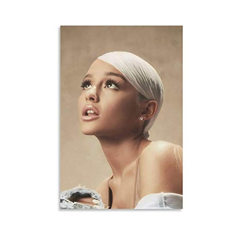 Ariana Grande Ghostin Lyric - Poster artistico da parete, stampa artistica moderna della famiglia, 20 x 30 cm