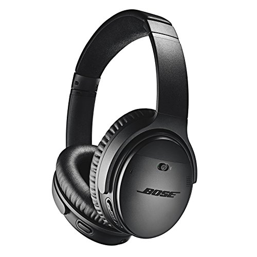 Bose QuietComfort 35 II Noise Cancelling Bluetooth Headphones - Cuffie Over-Ear Wireless con Microfono Integrato e Controllo Vocale Alexa, Nero