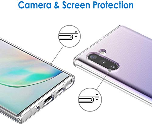 Captor Cover Trasparente per Samsung Galaxy Note 10, Custodia TPU i...