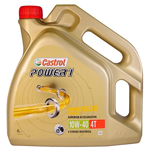 CASTROL - 4T00014 162 : Motore olio lubrificante Power1 4T 10w40 4L