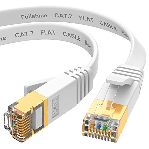 Cavo Ethernet Cat7 5m, cavo di rete Lan Gigabit RJ45 ad alta veloci...