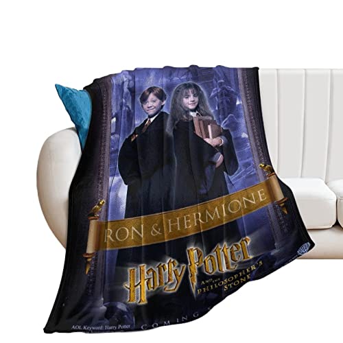 Coperta in pile Harry Potter Poster Coperte e plaid Coperta per divano Una coperta adatta per adulti e bambini 150x200 cm