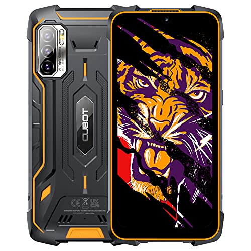 CUBOT KingKong 5 Pro Smartphone, Impermeabile IP69K, 8000mAh Batteria, 6.1 Pollici Display, Android 11, Tripla Fotocamera 48MP, 4GB RAM 64GB ROM, Supporto NFC, GPS Outdoor Cellulare