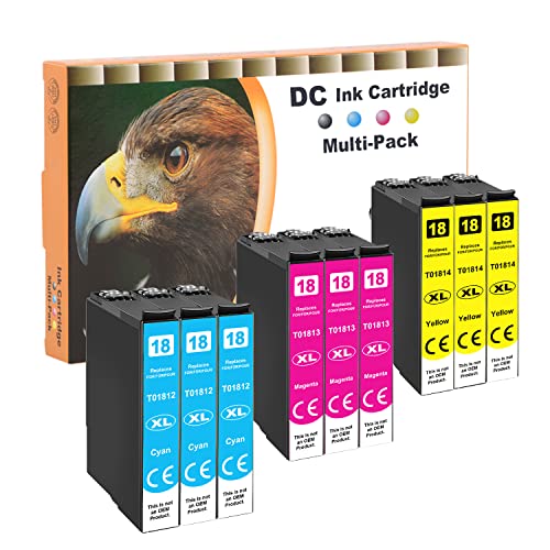 D&C Cartucce d inchiostro Sostituzione per Epson 18 18 XL Compatibi...