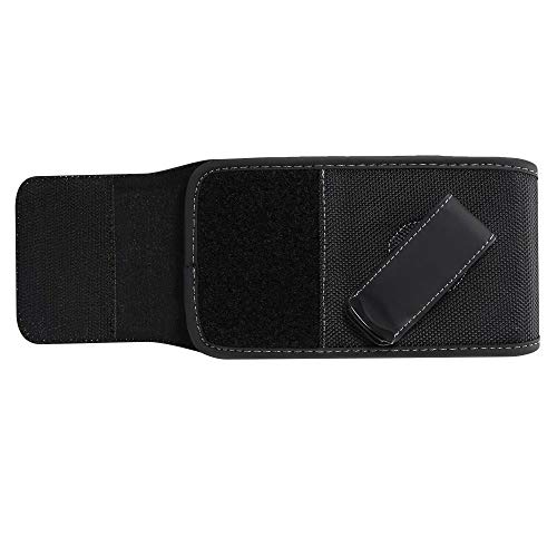 DFV mobile - Holster Case Cover Nylon with Rotating Belt Clip for ELEPHONE S7 - Black