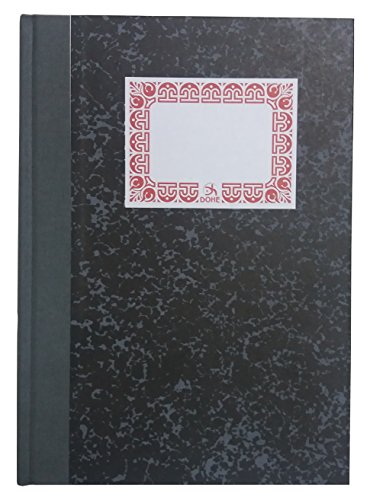 Dohe 9982 - Quaderno con copertina rigida, a quadretti, quarto naturale