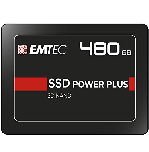 Emtec ECSSD480GX150 - Disco SSDInterno 2,5  SATA Collection X150 Power Plus - 3D NAND - 480 GB