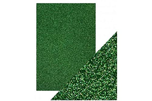 Foglio gomma eva glitterata morbido 10pz 60x40cm verde scuro decorazioni