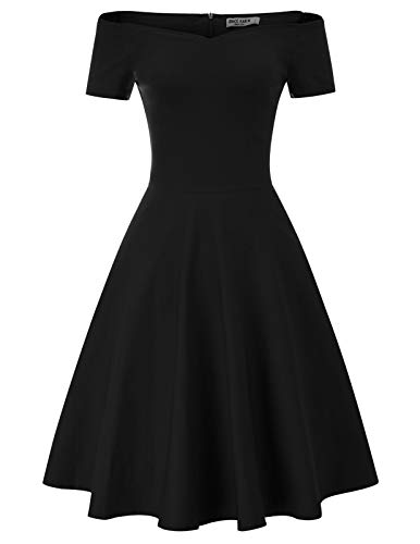 GRACE KARIN Vintage Woman Dress Anni  50 per Cocktail Party Black X...