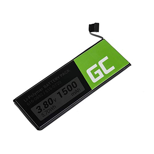 Green Cell Batteria sostituzione per iPhone 5S 1500mAh Ricambio Batteria - compatibile con tutti gli APN originali | Batteria di ricambio per smartphone | Batteria di marca | Alta qualità