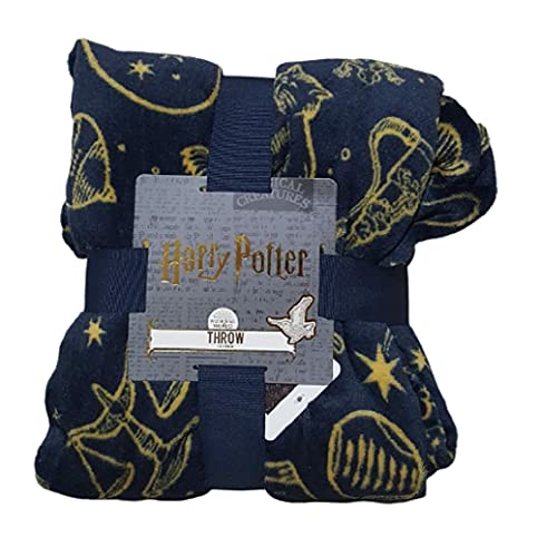Harry Potter - Coperta per letto super morbida, 120 x 150 cm
