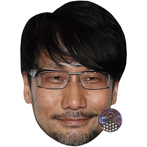 Hideo Kojima (Glasses) Maschere di persone famose, facce di cartone
