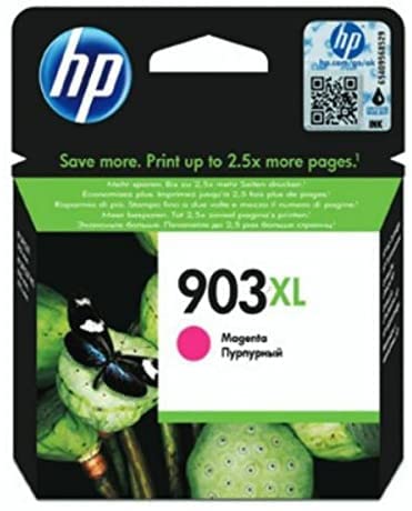 HP 903XL Magenta, T6M07AE, Cartuccia Originale HP ad Alta Capacità da 750 pagine, Compatibile con Stampanti HP OfficeJet 6950, OfficeJet Pro 6960 e 6970