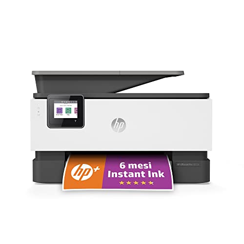 HP OfficeJet Pro 9012e, Stampante Multifunzione, 6 Mesi di Inchiostro Instant Ink Inclusi con HP+