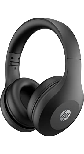 HP - PC 500 Cuffie Bluetooth 5.0, Audio surround 7.1, design pieghevole, riduzione del rumore, autononia 20 ore, resistente all acqua, microfono integrato, nero