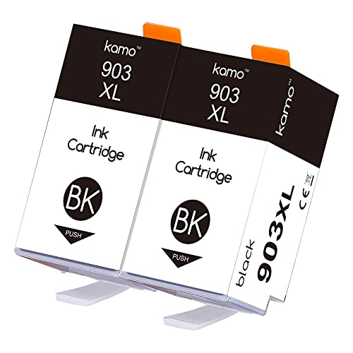 Kamo 903 XL confezione da 2 Nero cartucce di inchiostro Compatibile...