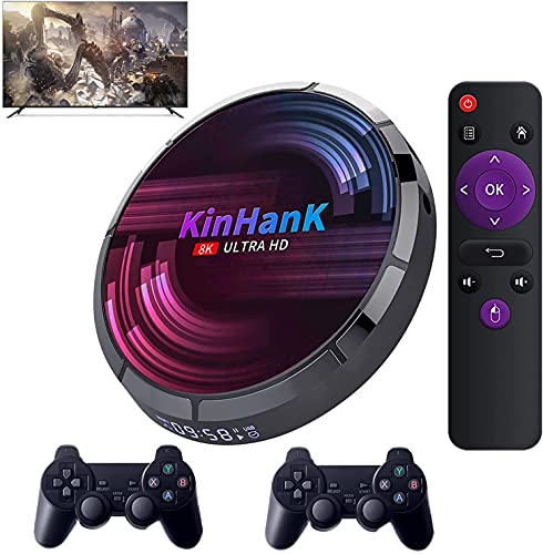 KINMRIS Super Console X Max Retro WiFi Console Video Gioco Per Giocatore Di Gioco 4 K HD H96 Gioco TV Box Con 64000+Giochi (4G+256G