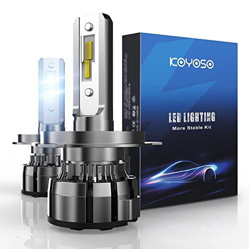 KOYOSO Lampadine H4 LED per Auto, 16000LM 80W LED Lampada Luci 6000...
