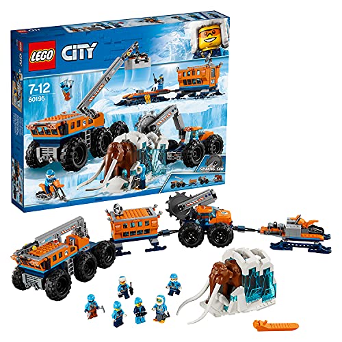 LEGO 60195 City Arctic Expedition Base mobile di esplorazione artic...