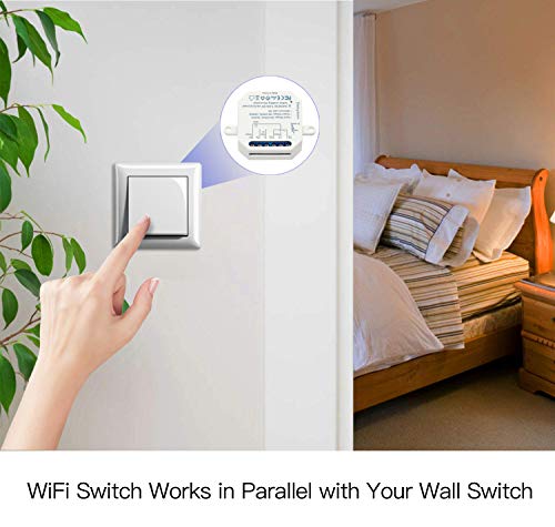 LoraTap Interruttore WiFi Alexa, Smart Timer Switch Funziona in Par...