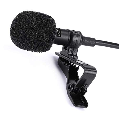 Microfono per PC, Gyvazla Condensatore Omnidirezionale Lavalier Cli...