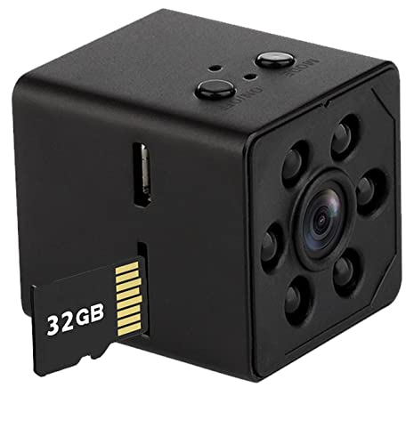 Mini Telecamera Spia,4K HD 1080P Telecamera Nascosta Wifi Portatile,Full HD Microcamera con Visione Notturna Piccole Videocamera di Sorveglianza Senza Fili