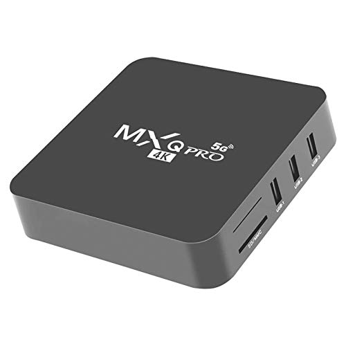 MXQ PRO 5G Android 10.0 Scatola TV [2021 Aggiornato] Player Media Player S905W Querd-Core 4G + 32G WiFi Ultra HD Smart TV Box Vedio Player per l intrattenimento Domestico