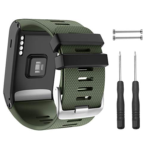 NotoCity Compatibile con Cinturino Vivovoactive HR Cinturino di Ricambio in Silicone per Vívoactive HR Sport GPS Smartwatch Bracciale