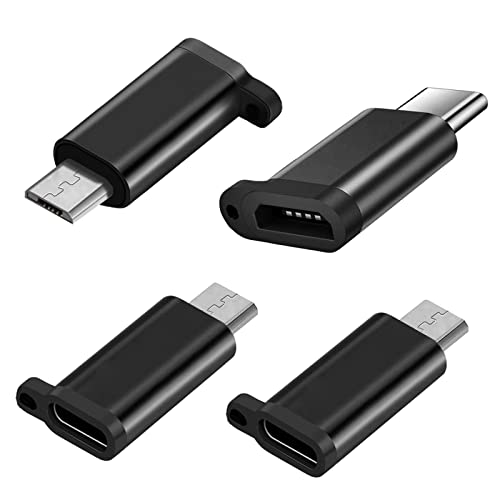 Olakin Adattatore USB C a Micro USB [4 Pack], 3 Micro USB (Maschio)...