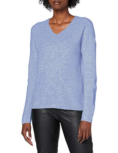 Only ONLCAMILLA V-Neck L S Pullover Knt Noos Maglione, Skyway, M Donna