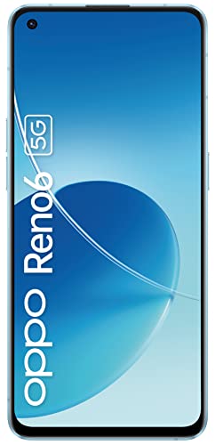 OPPO Smartphone Reno 6 5g Tim Artic Blue 6.4  8gb 128gb Dual Sim